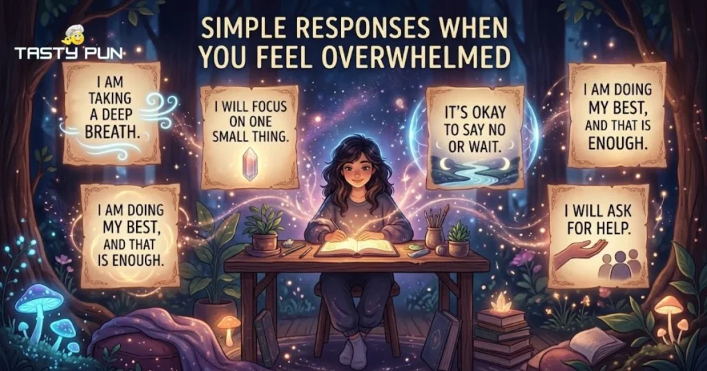 Simple Responses When You Feel