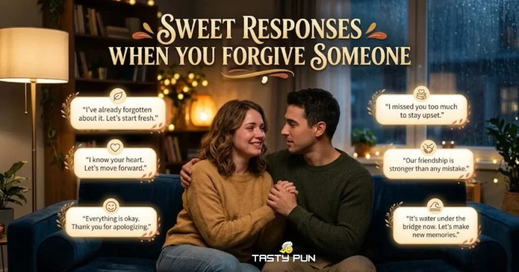 Sweet Responses When You Forgive