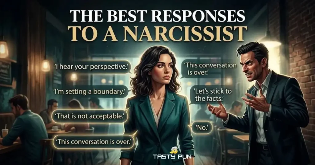Best Responses To A Narcissist
