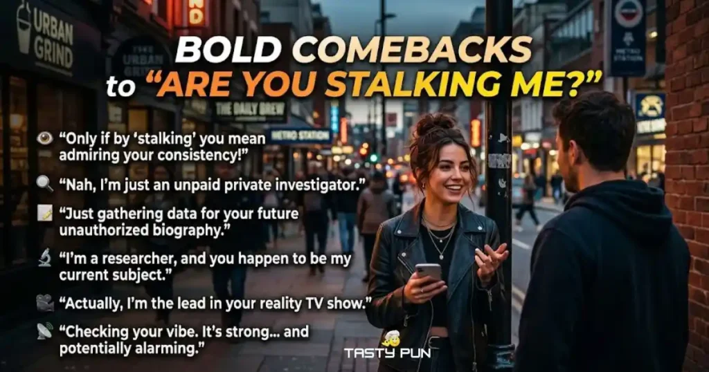 Bold Comebacks To Are You Stalking