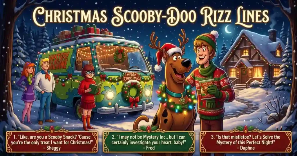 Christmas Scooby Doo Rizz Lines