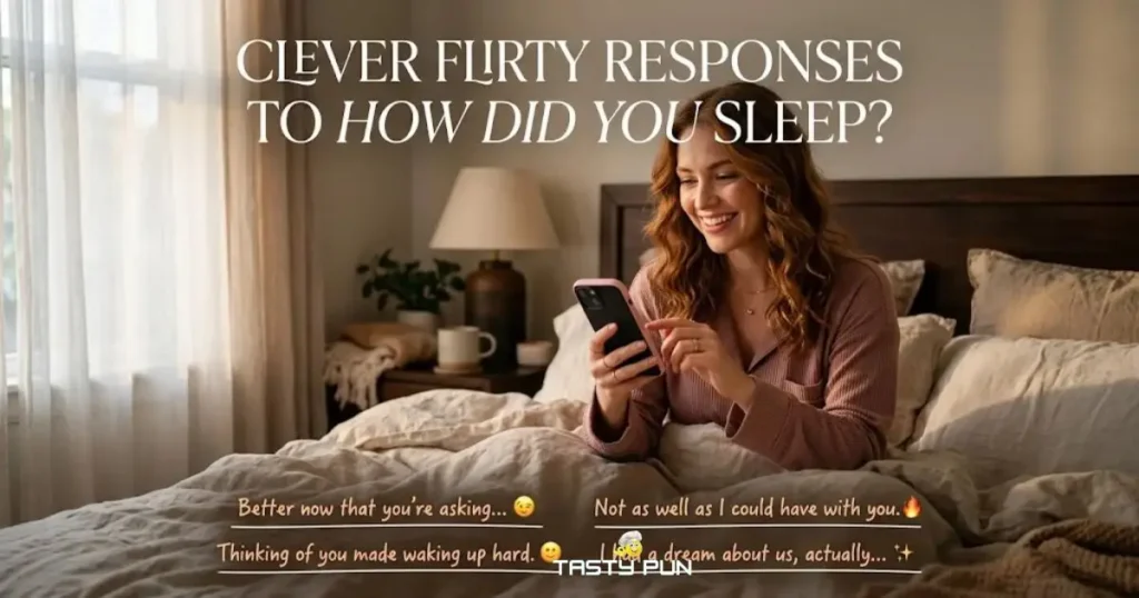 Clever Flirty Responses To How Did