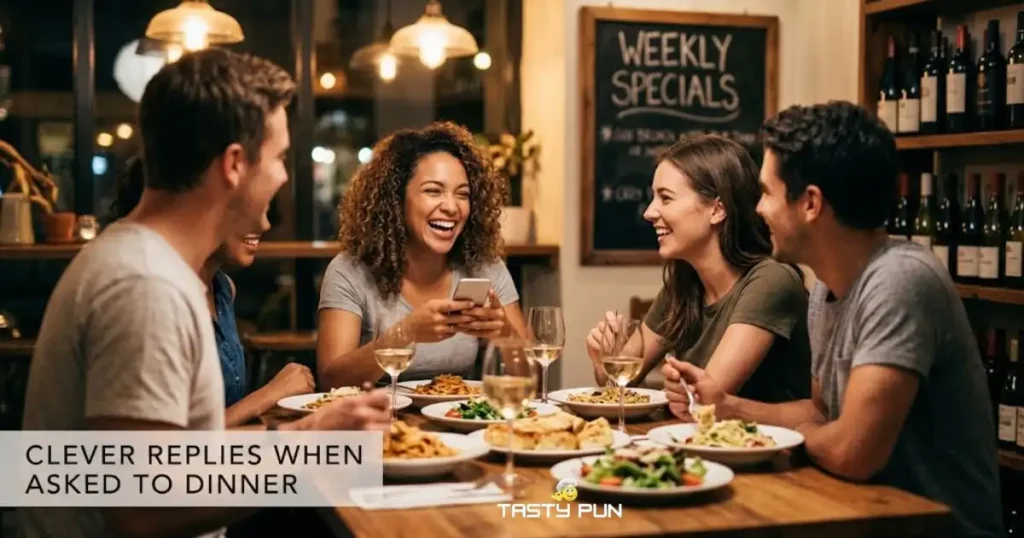 Clever Replies When Asked To Dinner