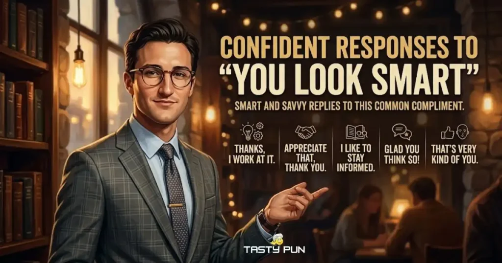 Confident Responses To You Look Smart