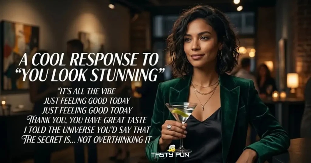 Cool Response To You Look Stunning