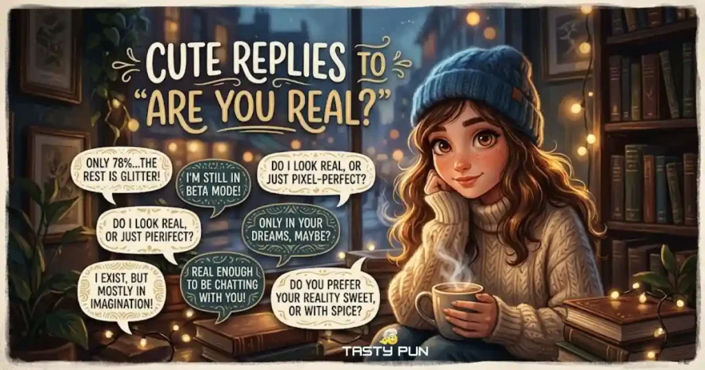 Cute Replies To Are You Real