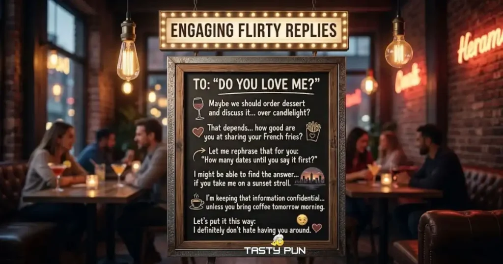 Flirty Replies To Do You Love Me