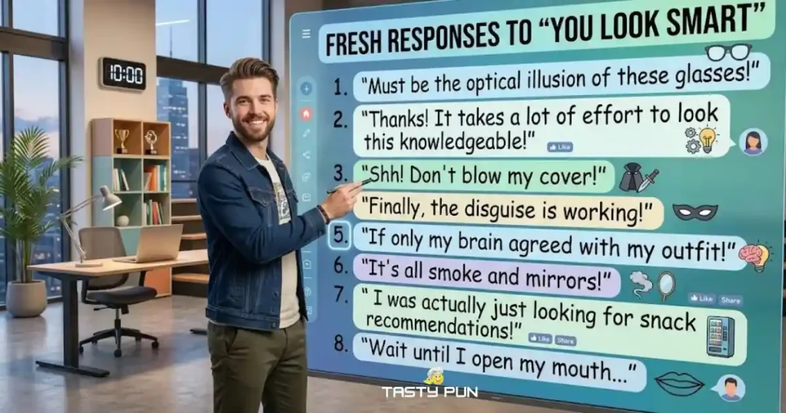 Funny Responses To You Look Smart