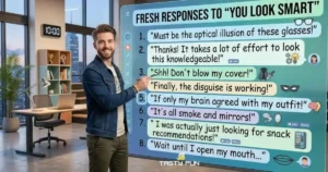 265+ Funny Responses to You Look Smart That Get Laughs 2026