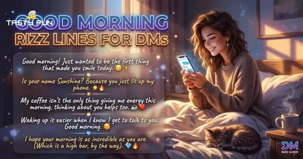 Good Morning Rizz Lines