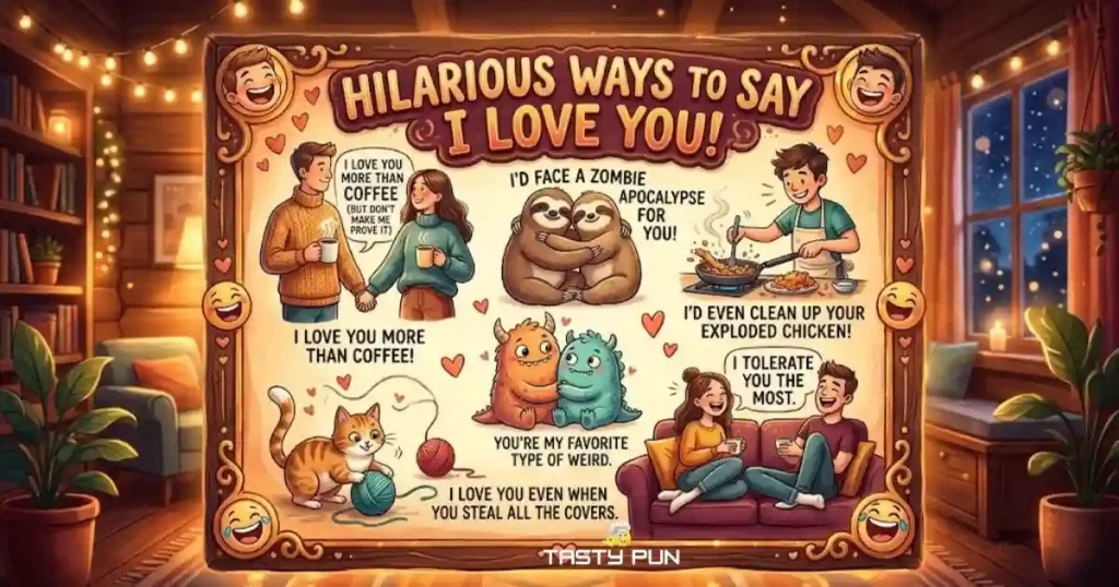 Hilarious Ways To Say I Love You