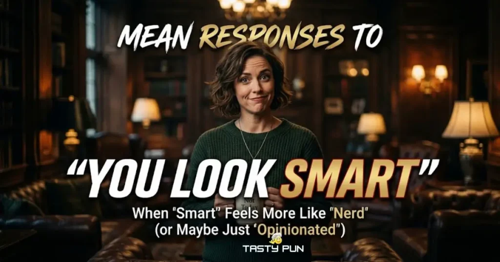 Mean Responses To You Look Smart