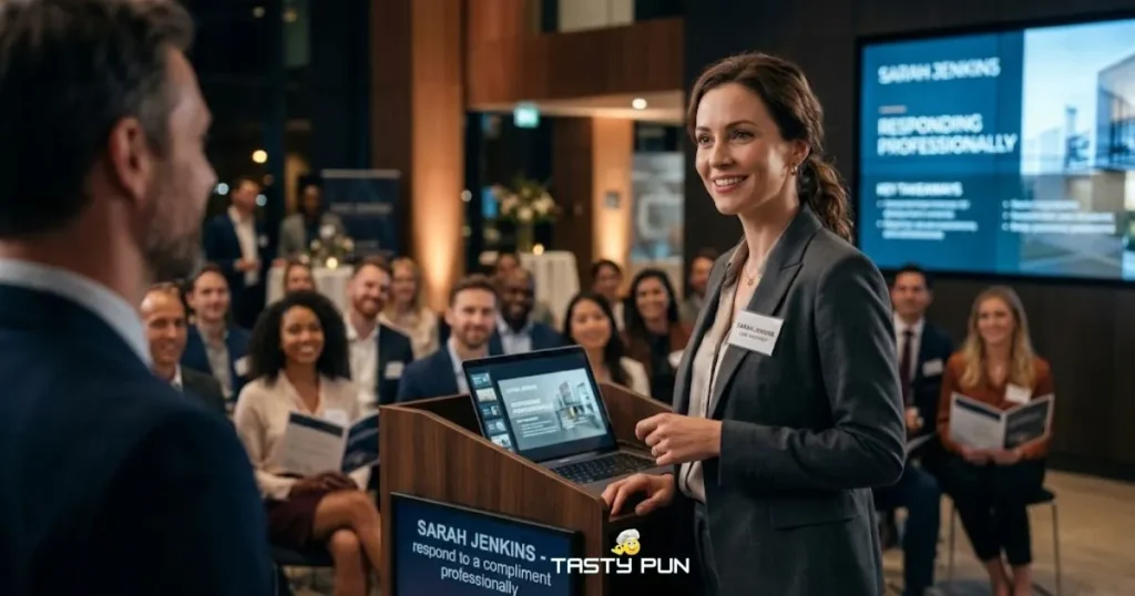 Respond To A Compliment Professionally