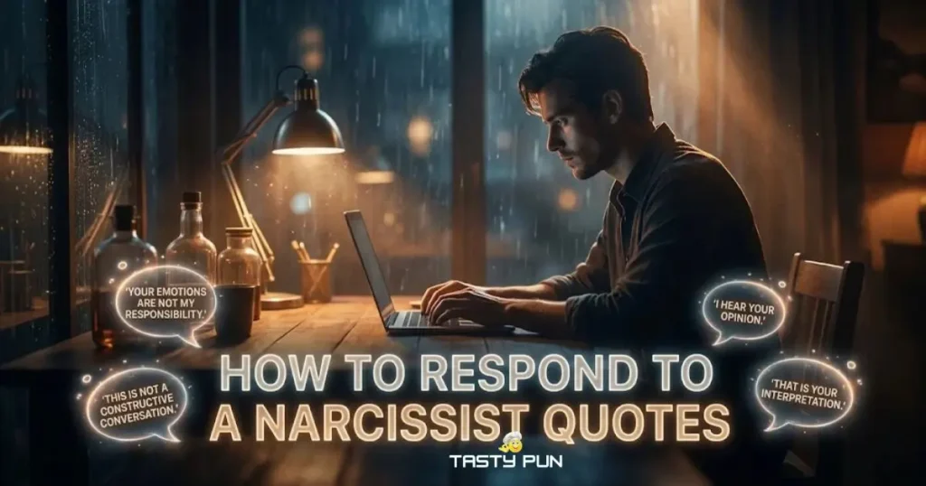 Respond To A Narcissist Quotes