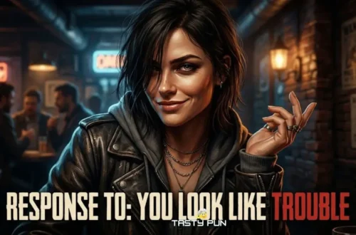Response To You Look Like Trouble