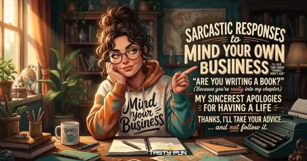Sarcastic Responses To Mind Your Business