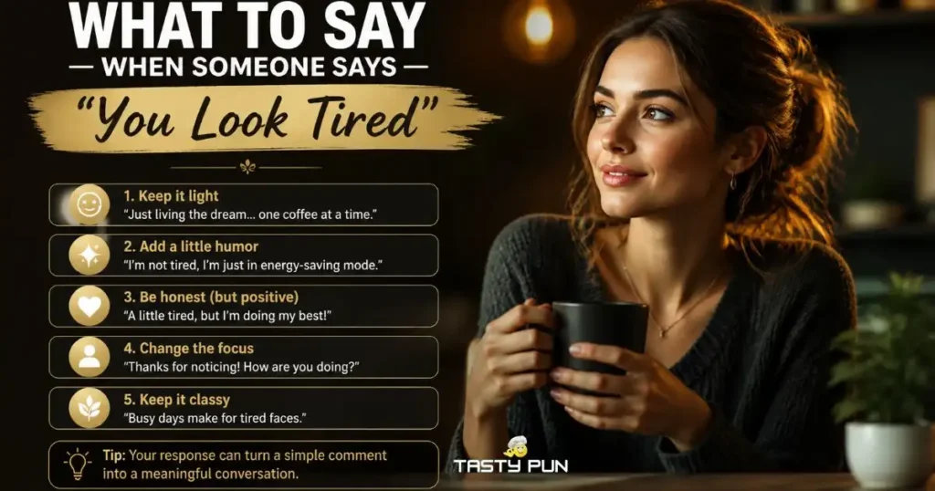 Someone Says You Look Tired