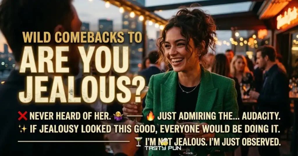 Wild Comebacks To Are You Jealous